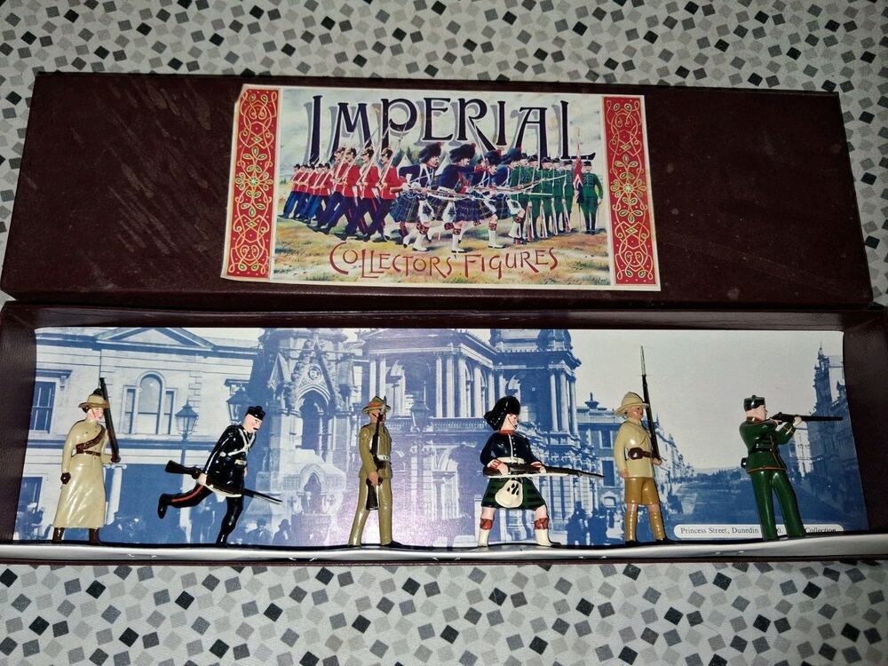 Imperial Collection Figurine Sample Box With Soilders From The First 6 Sets